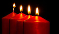4 lit candles.&nbsp;Image by Myriams-Fotos from Pixabay.&nbsp;